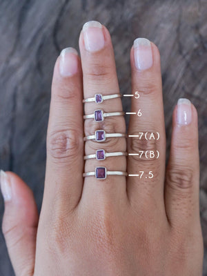 Purple Sapphire Ring - Gardens of the Sun | Ethical Jewelry