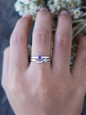Purple Sapphire Ring - Gardens of the Sun | Ethical Jewelry