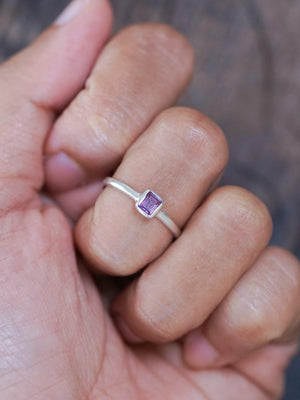Purple Sapphire Ring - Gardens of the Sun | Ethical Jewelry