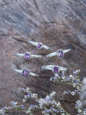 Purple Sapphire Ring - Gardens of the Sun | Ethical Jewelry