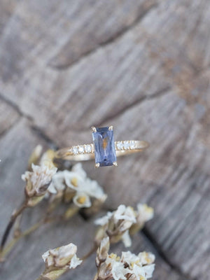 Purple Spinel Ring in Eco Gold - Gardens of the Sun | Ethical Jewelry