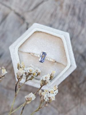 Purple Spinel Ring in Eco Gold - Gardens of the Sun | Ethical Jewelry