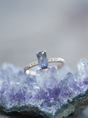Purple Spinel Ring in Eco Gold - Gardens of the Sun | Ethical Jewelry
