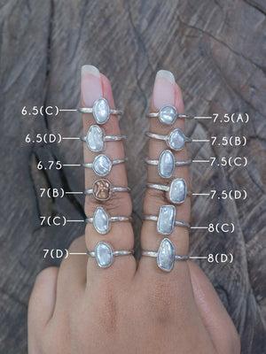 Quirky Pearl Ring - Gardens of the Sun | Ethical Jewelry