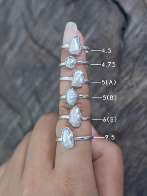 Quirky Pearl Ring - Gardens of the Sun | Ethical Jewelry