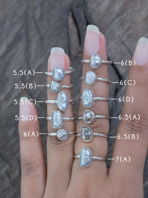 Quirky Pearl Ring - Gardens of the Sun | Ethical Jewelry