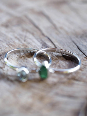 Ring Engraving - Handwritten Inscription - Gardens of the Sun | Ethical Jewelry