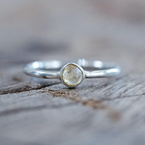Rose Cut Citrine Ring - Gardens of the Sun | Ethical Jewelry