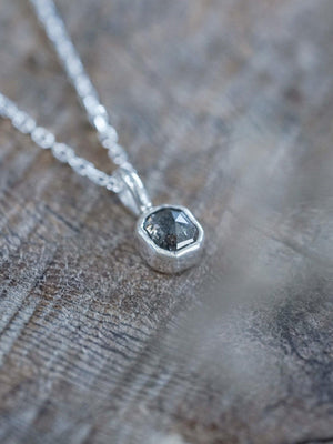 Rose Cut Diamond Necklace - Gardens of the Sun | Ethical Jewelry