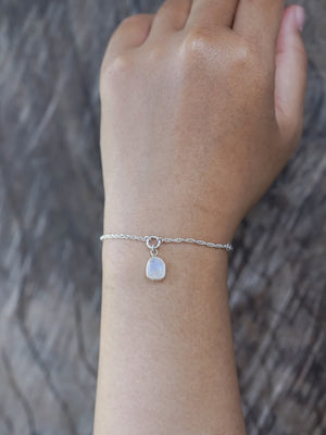 Rose Cut Moonstone Bracelet - Gardens of the Sun | Ethical Jewelry