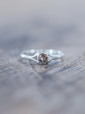 Rose Cut Sapphire Ring - Gardens of the Sun | Ethical Jewelry