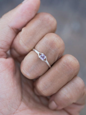 Rose Cut Sapphire Ring - Gardens of the Sun | Ethical Jewelry