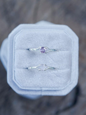 Rose Cut Sapphire Ring - Gardens of the Sun | Ethical Jewelry