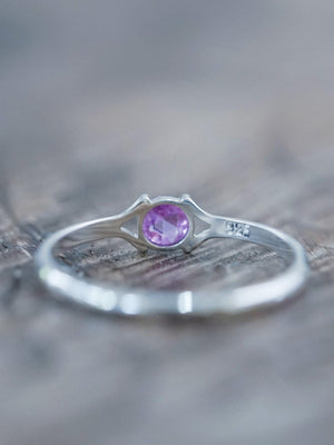 Rose Cut Sapphire Ring - Gardens of the Sun | Ethical Jewelry