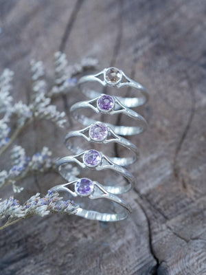 Rose Cut Sapphire Ring - Gardens of the Sun | Ethical Jewelry