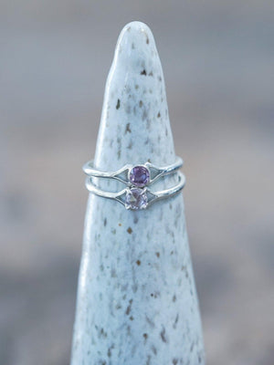 Rose Cut Sapphire Ring - Gardens of the Sun | Ethical Jewelry