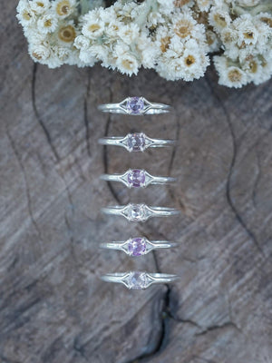 Rose Cut Sapphire Ring - Gardens of the Sun | Ethical Jewelry