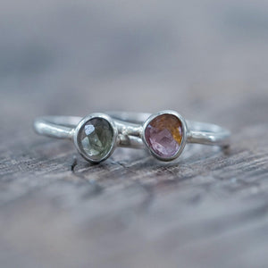 Rose Cut Tourmaline Ring - Gardens of the Sun | Ethical Jewelry