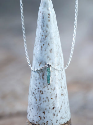 Rough Apatite Necklace with Hidden Gems - Gardens of the Sun | Ethical Jewelry