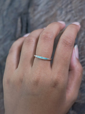 Rough Apatite Ring with Hidden Gems - Gardens of the Sun | Ethical Jewelry