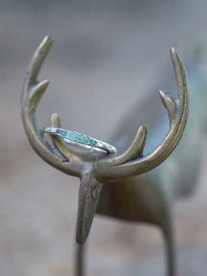 Rough Apatite Ring with Hidden Gems - Gardens of the Sun | Ethical Jewelry