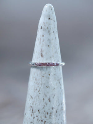 Rough Borneo Ruby Ring with Hidden Gems - Gardens of the Sun | Ethical Jewelry