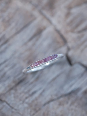Rough Borneo Ruby Ring with Hidden Gems - Gardens of the Sun | Ethical Jewelry