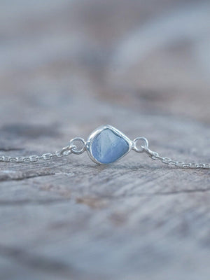 Rough Borneo Sapphire Bracelet - Gardens of the Sun | Ethical Jewelry