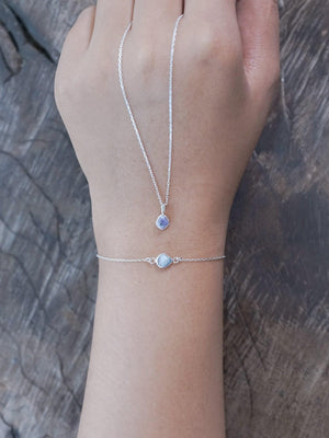 Rough Borneo Sapphire Bracelet - Gardens of the Sun | Ethical Jewelry