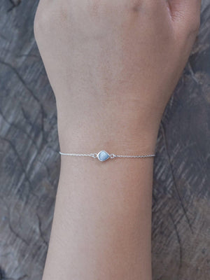 Rough Borneo Sapphire Bracelet - Gardens of the Sun | Ethical Jewelry