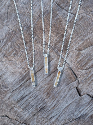 Rough Citrine Necklace with Hidden Gems - Gardens of the Sun | Ethical Jewelry