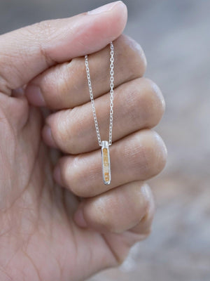 Rough Citrine Necklace with Hidden Gems - Gardens of the Sun | Ethical Jewelry