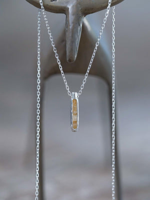 Rough Citrine Necklace with Hidden Gems - Gardens of the Sun | Ethical Jewelry