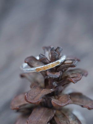 Rough Citrine Ring with Hidden Gems - Gardens of the Sun | Ethical Jewelry