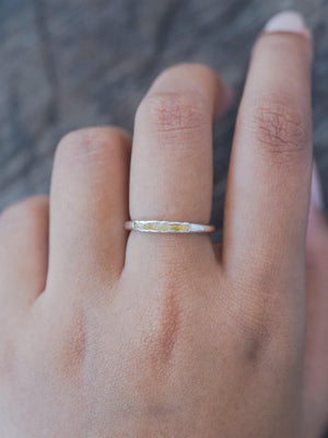 Rough Citrine Ring with Hidden Gems - Gardens of the Sun | Ethical Jewelry