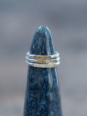 Rough Citrine Ring with Hidden Gems - Gardens of the Sun | Ethical Jewelry