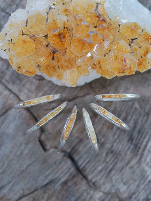 Rough Citrine Ring with Hidden Gems - Gardens of the Sun | Ethical Jewelry