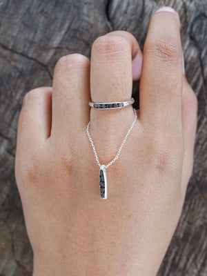 Rough Garnet Necklace with Hidden Gems - Gardens of the Sun | Ethical Jewelry