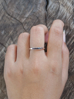 Rough Garnet Ring with Hidden Gems - Gardens of the Sun | Ethical Jewelry