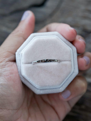 Rough Garnet Ring with Hidden Gems - Gardens of the Sun | Ethical Jewelry