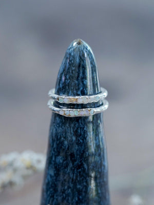 Rough Opal Ring with Hidden Gems - Gardens of the Sun | Ethical Jewelry