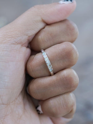Rough Opal Ring with Hidden Gems - Gardens of the Sun | Ethical Jewelry