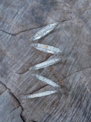 Rough Opal Ring with Hidden Gems - Gardens of the Sun | Ethical Jewelry