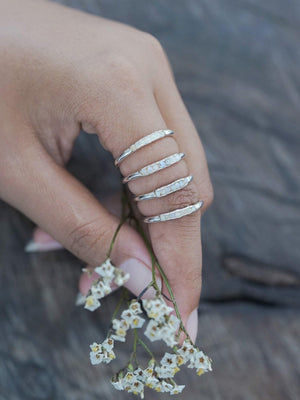 Rough Opal Ring with Hidden Gems - Gardens of the Sun | Ethical Jewelry