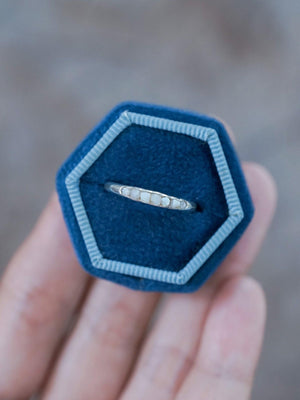 Rough Opal Ring with Hidden Gems - Gardens of the Sun | Ethical Jewelry