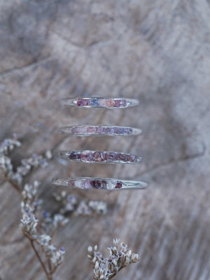 Rough Spinel Ring with Hidden Gems - Gardens of the Sun | Ethical Jewelry