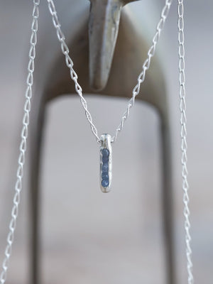 Rough Tanzanite Necklace with Hidden Gems - Gardens of the Sun | Ethical Jewelry