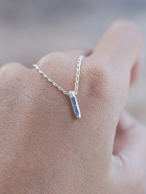 Rough Tanzanite Necklace with Hidden Gems - Gardens of the Sun | Ethical Jewelry