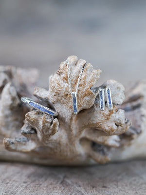 Rough Tanzanite Necklace with Hidden Gems - Gardens of the Sun | Ethical Jewelry