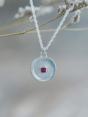 Ruby Coin Necklace - Gardens of the Sun | Ethical Jewelry